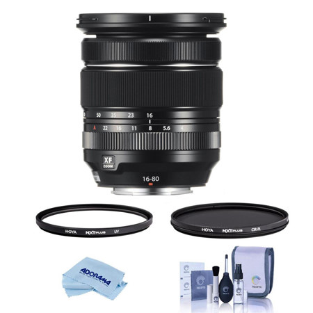 Fujifilm XF 16-80mm f/4.0 R OIS WR Lens with Filter Kit 16635613 F