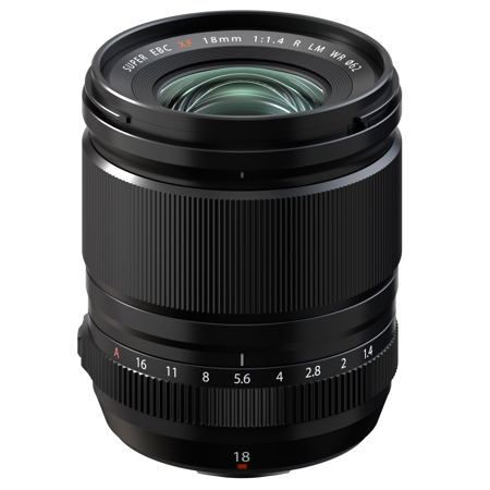 Fujifilm XF 18mm f/1.4 R LM WR Prime Lens, w/62mm Filter Kit
