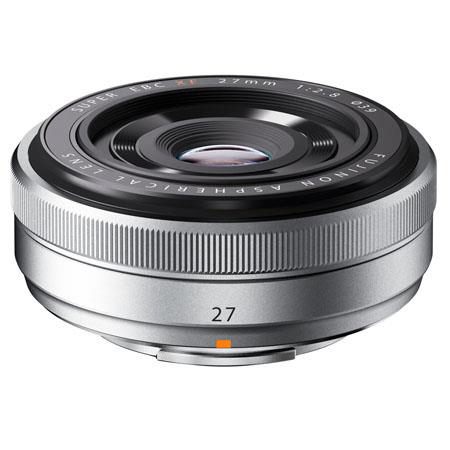 Fujifilm XF 27mm (41mm) F/2.8 Lens, Silver With $50 Free Adorama Gift Card