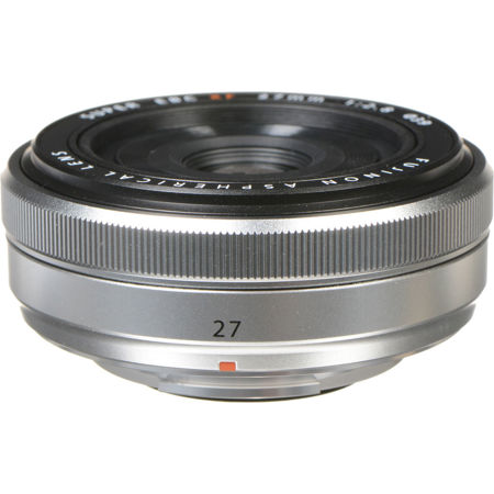 Fujifilm XF 27mm (41mm) f/2.8 Lens, Silver