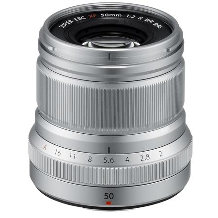 Fujifilm XF 50mm f/2 WR Lens, Silver