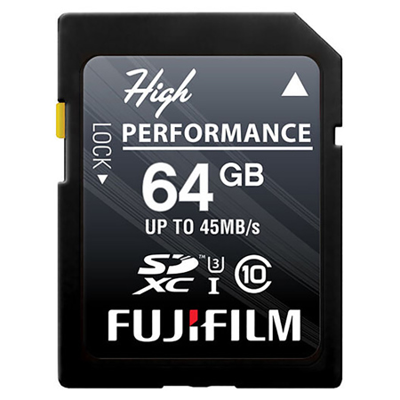 Fujifilm High Performance 64GB UHS-I U3 SDXC Memory Card
