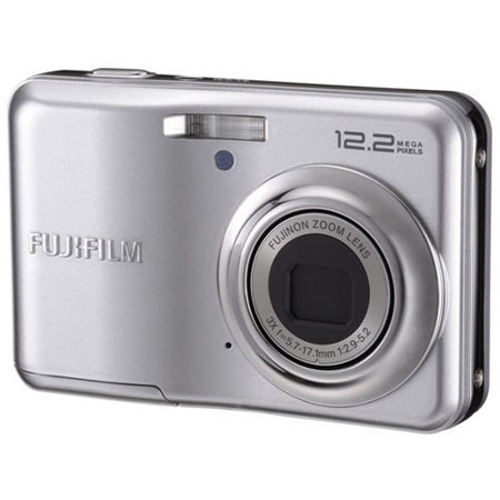 Fujifilm A220 12.2MP Compact Digital Camera Kit, Silver