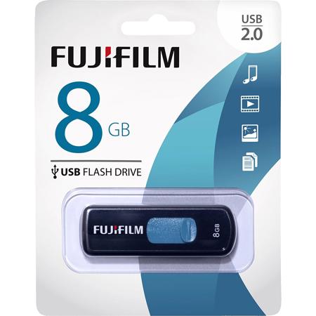Fujifilm 8GB Capless Slider USB 2.0 Flash Drive