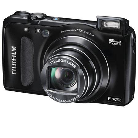 Fujifilm FinePix F660EXR 16MP Digital Camera, Black Bundle