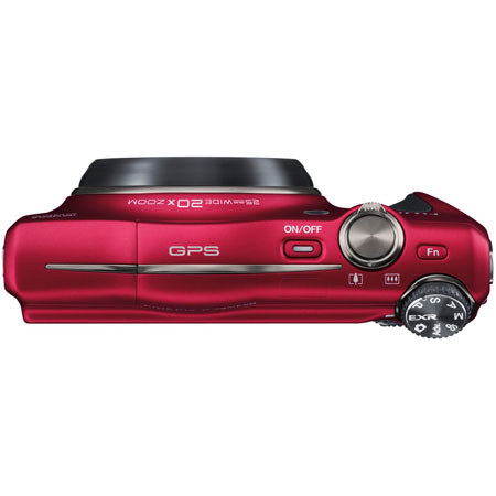 Fujifilm FinePix F770EXR Digital Camera, Red