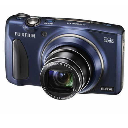 Fujifilm FinePix F900EXR Digital Camera, Indigo Blue