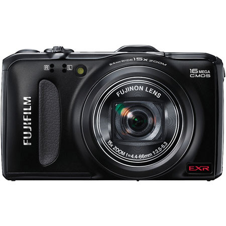 Fujifilm FinePix F600EXR 16MP 15x Optical Digital Camera-Black