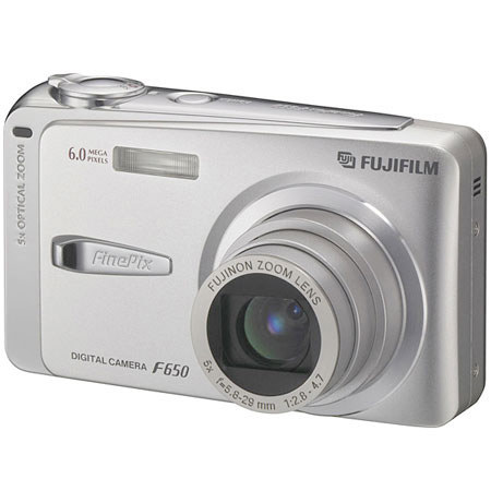 Fujifilm FinePix F650 Digital Camera, 6.0 Megapixel, 5x Optical Zoom, 4.4x Digital Zoom, 3.0" LCD Screen