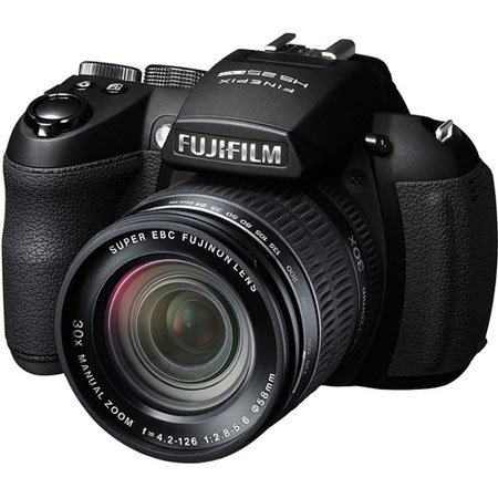 Fujifilm FinePix HS25EXR 16MP Digital Camera, 30x Optical Zoom, 3" LCD Monitor, 1080p Full HD Movie Recording, Black