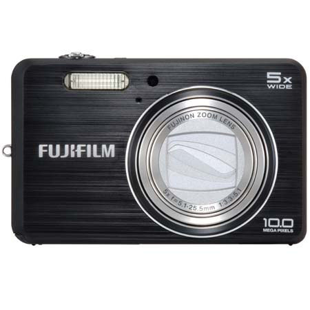 Fujifilm FinePix J150W Digital Camera, 10 Megapixel, 5x Optical Zoom, 5.7x Digital Zoom and 3" LCD Screen, Black
