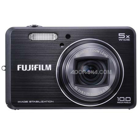 Fujifilm FinePix J250 10MP Digital Camera Kit, Black, #15940255 w/4GB & Case