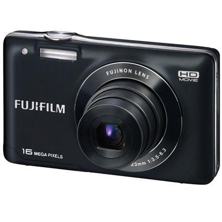 Fujifilm FinePix JX580 Digital Camera - Black Bundle