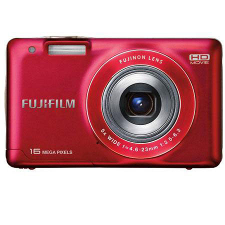 Fujifilm FinePix JX580 Digital Camera Red Bundle