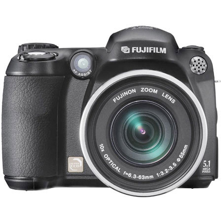 Fujifilm FinePix S5200 Digital Camera, 5.0 Megapixel, 10x Optical Zoom, 5.7x Digital Zoom, and 1.8" LCD Screen
