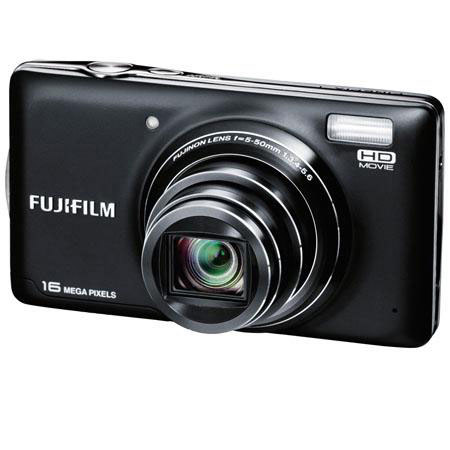 Fujifilm FinePix T400 16MP Digital Camera Black Bundle