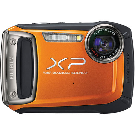 Fujifilm FinePix XP100 Digital Camera, Orange