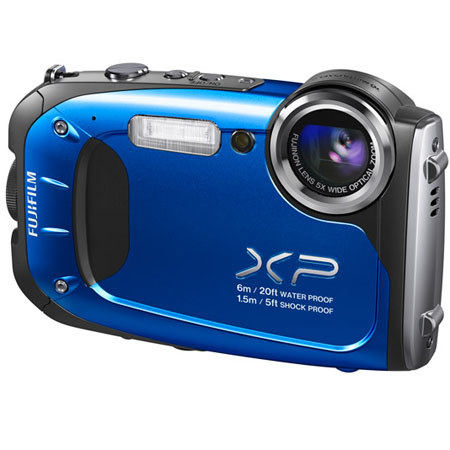 Fujifilm FinePix XP60 Waterproof Digital Camera, Blue