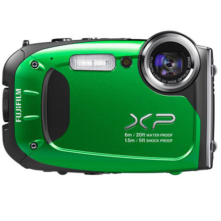 Fujifilm FinePix XP60 Waterproof Digital Camera, Green