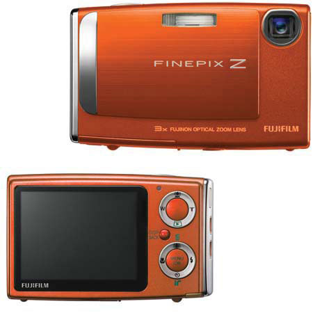 Fujifilm FinePix Z10FD orange Digital Camera Kit- with 1 GB SD Memory Card- Camera Bag- Professional Lens Cleaning Kit- EZ Digital Photography Guide