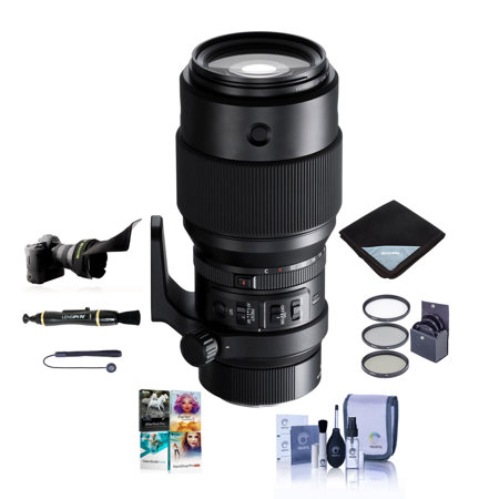 Fujifilm GF 250mm f/4 R LM OIS WR Lens, Bundle with ProOptic 82mm Filter Kit, Flex Lens Shade, Lens Wrap, LensPen Cleaner, Lens Cap Tether, Cleaning Kit, PC Software Kit