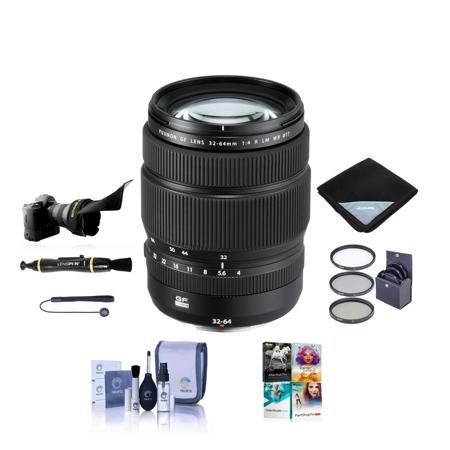 Fujifilm GF 32-64mm f/4 R LM WR Lens with Free PC Software & Accessories Kit