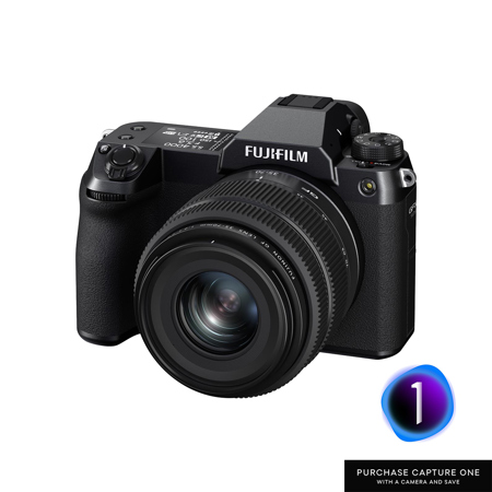 Fujifilm GFX50S II Camera with 35-70mm WR Lens, w/Capture One Pro Camera Bundle