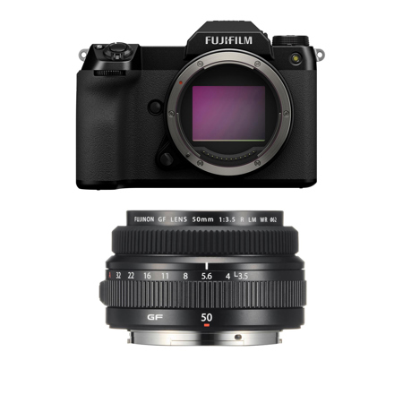 Fujifilm GFX50S II Medium FormatCamera with GF 50mm f/3.5 R LM WR Lens