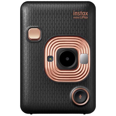 Fujifilm Instax Hybrid Mini LiPlay Instant Camera, Elegant Black