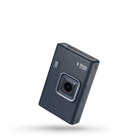 Fujifilm Instax Mini LiPlay+ Hybrid Instant Camera, Midnight Blue