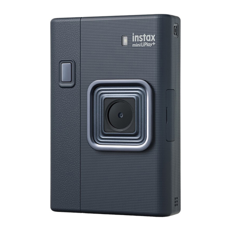 Fujifilm Instax Mini LiPlay+ Hybrid Instant Camera, Midnight Blue