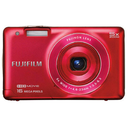 Fujifilm FinePix JX660 Digital Camera, Red