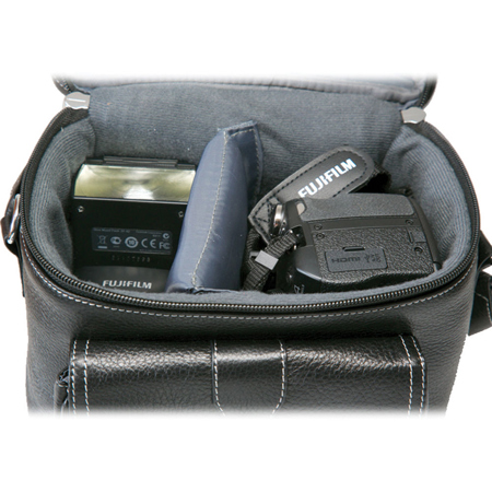 Fujifilm Leather Textured Long Zoom Train Case, Black