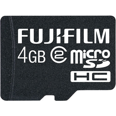 Fujifilm Class 2 4GB microSDHC Memory Card