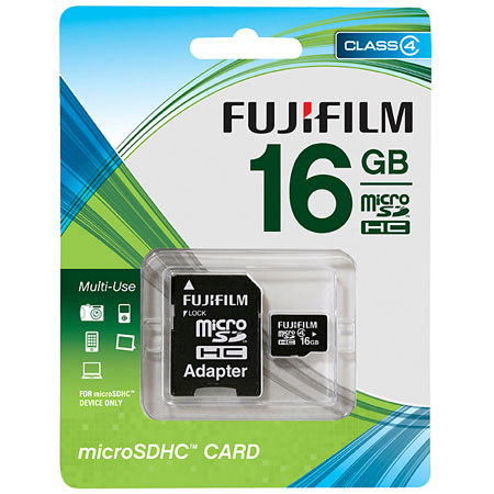 Fujifilm 16GB Class 4 SDHC Memory Card