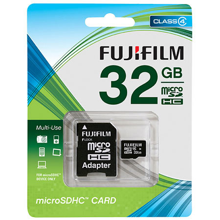Fujifilm 32GB Class 4 microSDHC Memory Card