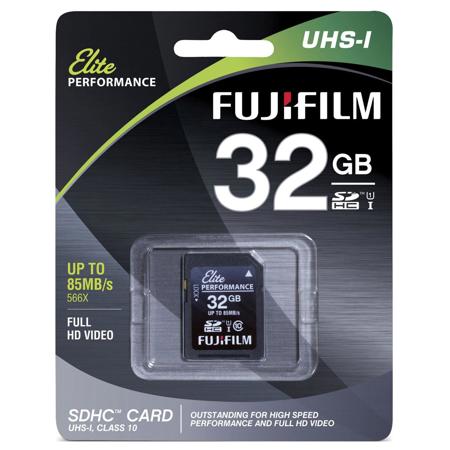 Fujifilm 32GB Class 10 UHS-1 SDHC Memory Card