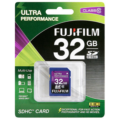 Fujifilm 32GB Class 10 SDHC Memory Card