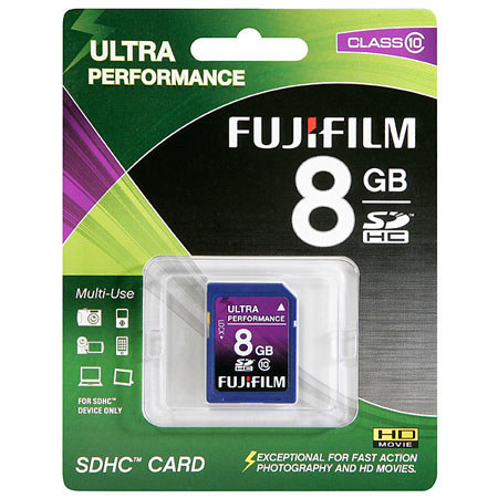 Fujifilm 8GB Class 10 SDHC Memory Card