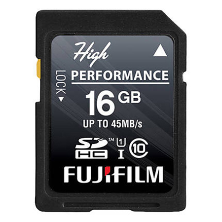 Fujifilm 16GB High Performance UHS-1 Class 10 SDHC Memory Card