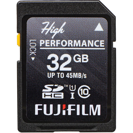 Fujifilm 32GB UHS-1 High Performance SDHC Memory Card (45 MB/s)