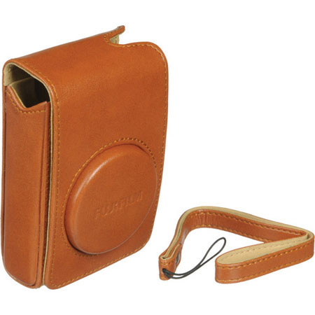 Fujifilm Pebbled Brown All Leather Soft Fitted Case for XF-1 Digital Camera