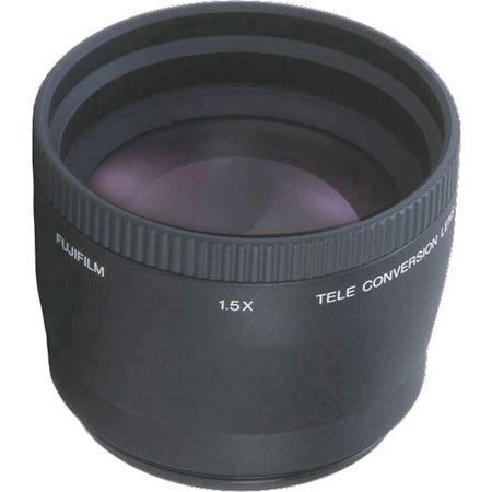 Fujifilm TL-FX9, 1.5x Telephoto Conversion Lens Kit for the FinePix S20, S5000, S5100, 4900, 6900 & S-602 Digital Cameras, Black