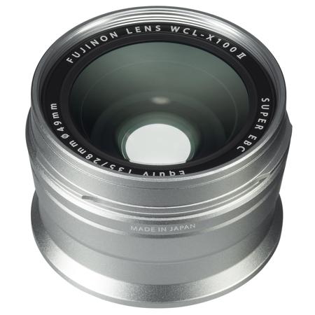 Fujifilm X100 Wide Conversion Lens WCL-X100 II, Silver