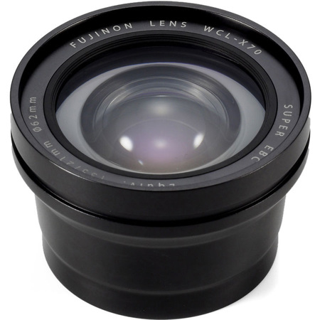 Fujifilm WCL-X70 Wide Conversion Lens for X70 Digital Camera, Black