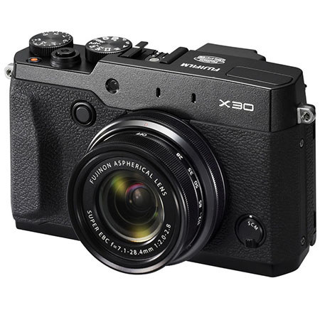 Fujifilm X30 Digital Camera, Black