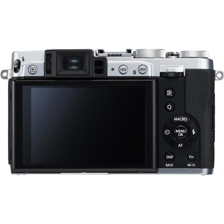 Fujifilm X30 Digital Camera, Silver, 12MP, Fujinon 4x Optical Zoom Lens, 28-112mm (35mm Equivalent), Tilting 3.0" LCD, Classic Chrome Film Simulation, Full HD 1080p Video