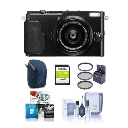 Fujifilm X70 Digital Camera with Free Accessories, Black