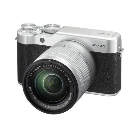 Fujifilm X-A10 16.3MP Mirrorless with 16-50mm OIS II Lens, Silver