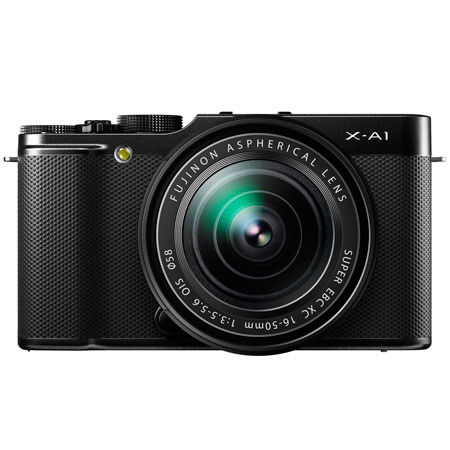 Fujifilm X-A1 Mirrorless Digital Camera with 16-50mm Lens, Black